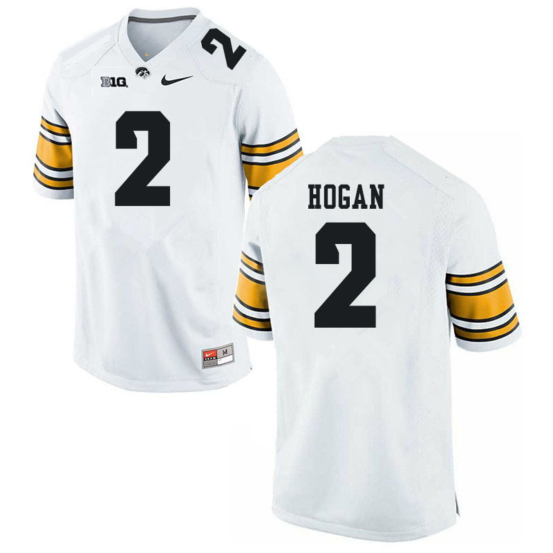 Men #2 Deuce Hogan Iowa Hawkeyes College Football Jerseys Sale-White